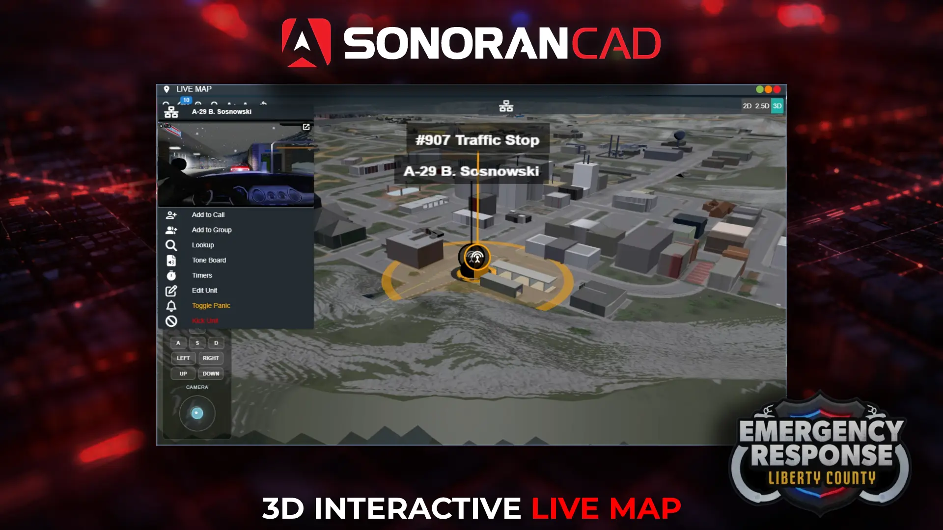 Sonoran CAD 3D live map for ER:LC